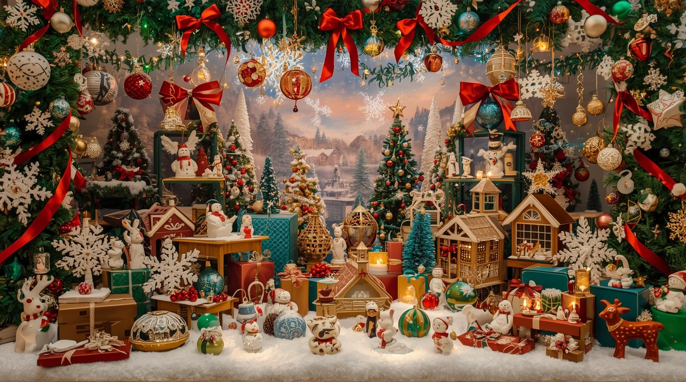 Christmas decoration crafting materials